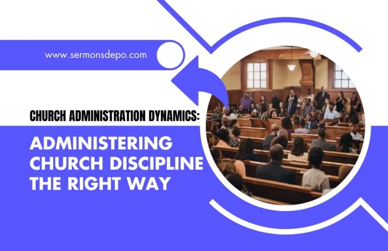 Administering Church Discipline - The Right Way