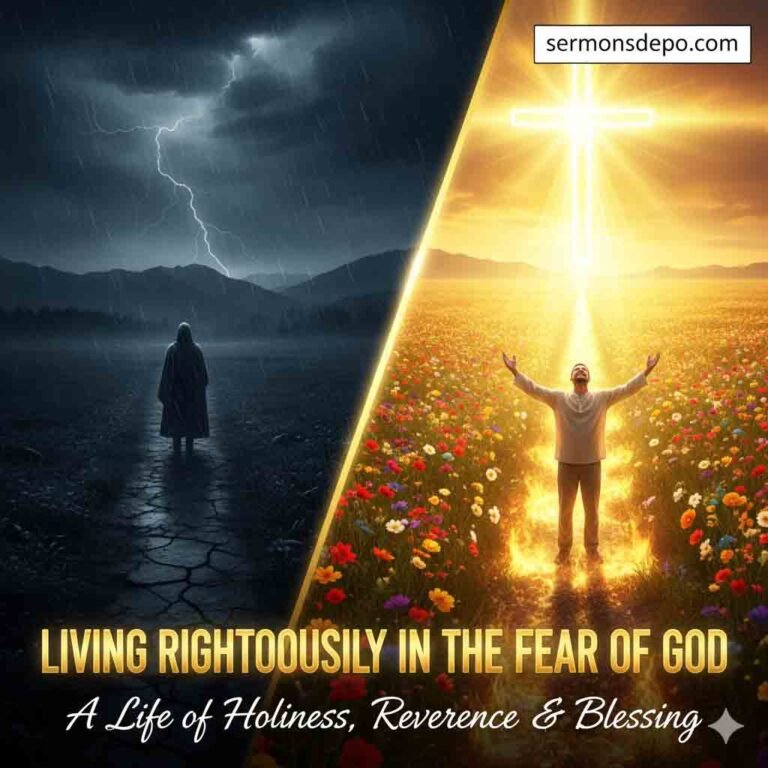 LIVING RIGHTEOUSLY IN THE FEAR OF GOD