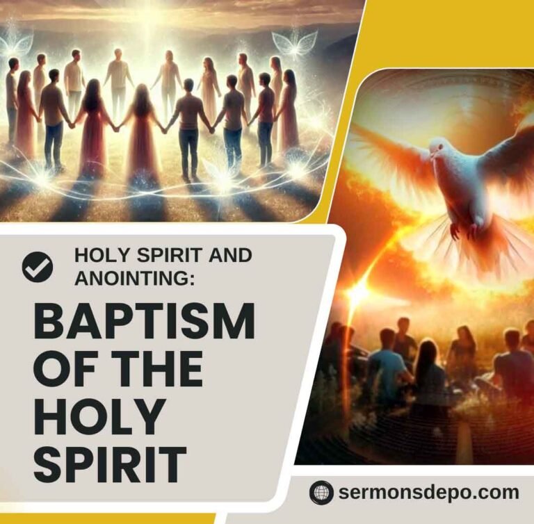 HOLY SPIRIT AND ANOINTING: BAPTISM OF THE HOLY SPIRIT