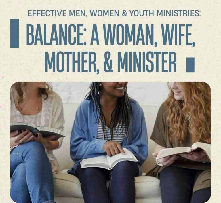 BALANCE: A WOMAN, WIFE, MOTHER, MINISTER