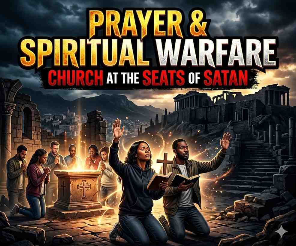 PRAYER & SPIRITUAL WARFARE: CHURCH AT THE SEATS OF SATAN