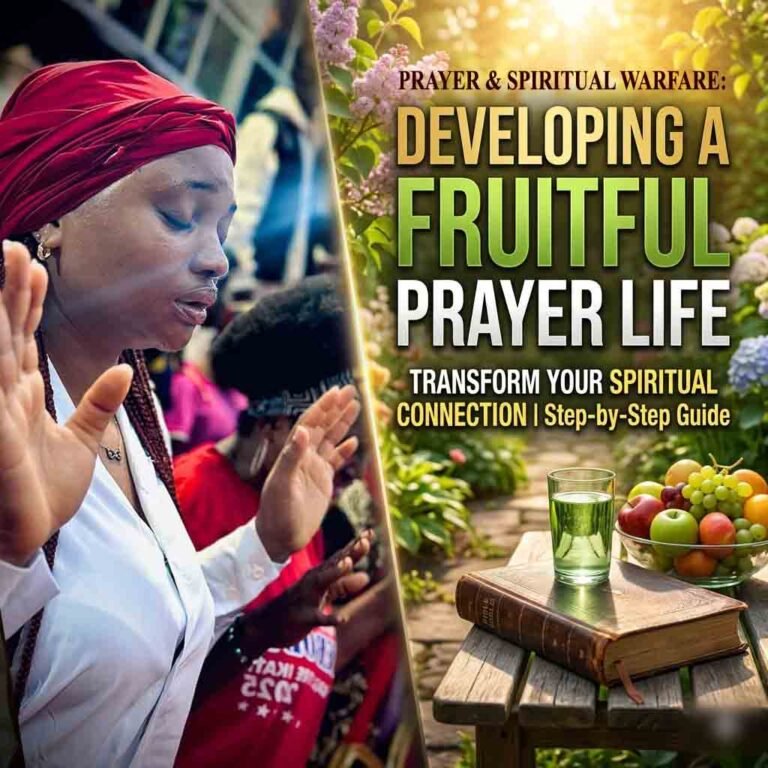 DEVELOPING A FRUITFUL PRAYER LIFE