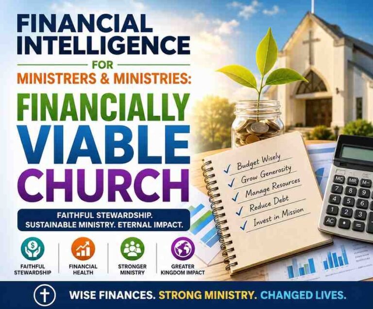 FINANCIAL INTELLIGENCE FOR MINISTRERS & MINISTRIES: FINANCIALLY VIABLE CHURCH