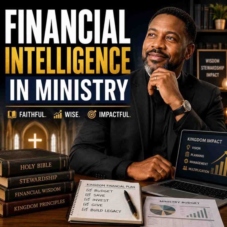 FINANCIAL INTELLIGENCE FOR MINISTRERS & MINISTRIES: FINANCIAL INTELLIGENCE IN MINISTRY