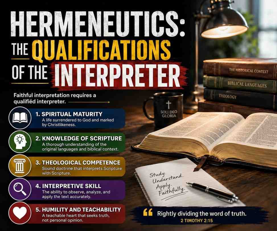 HERMENEUTICS: THE QUALIFICATIONS OF THE INTERPRETER