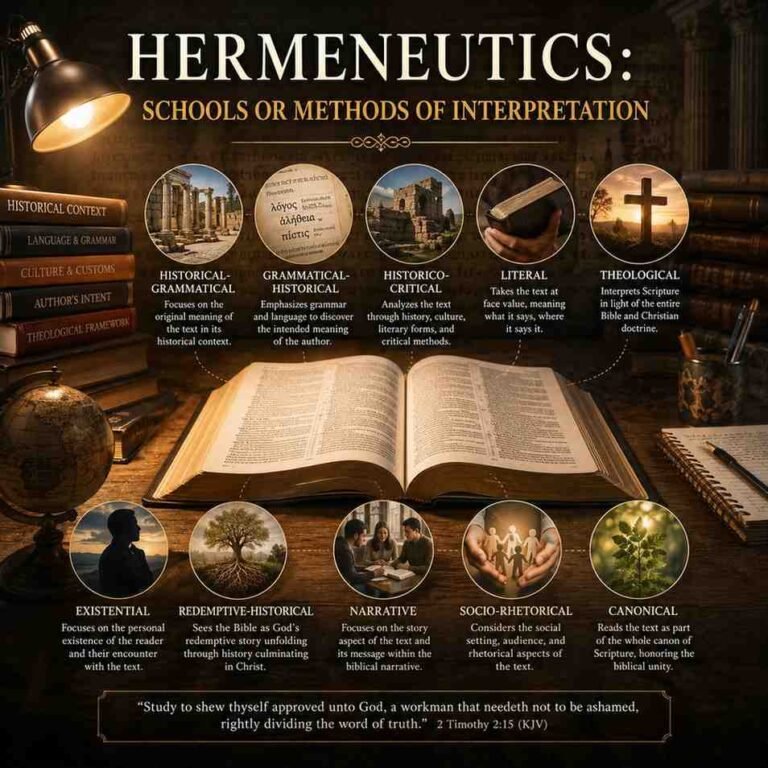 HERMENEUTICS SCHOOLS OR METHODS OF INTERPRETATION
